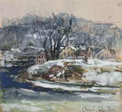 Winter Landscape by Charles P. Reiffel